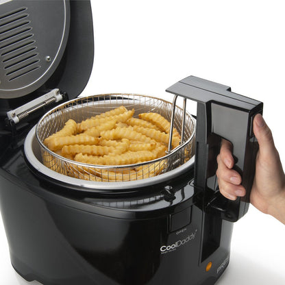 Cool Daddy® Cool-Touch Deep Fryer, Black