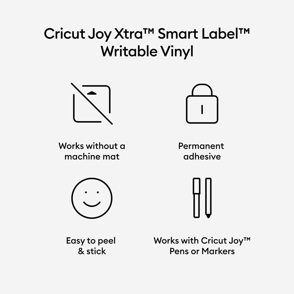 Joy Xtra Smart Permanent Writable White Vinyl Bundle