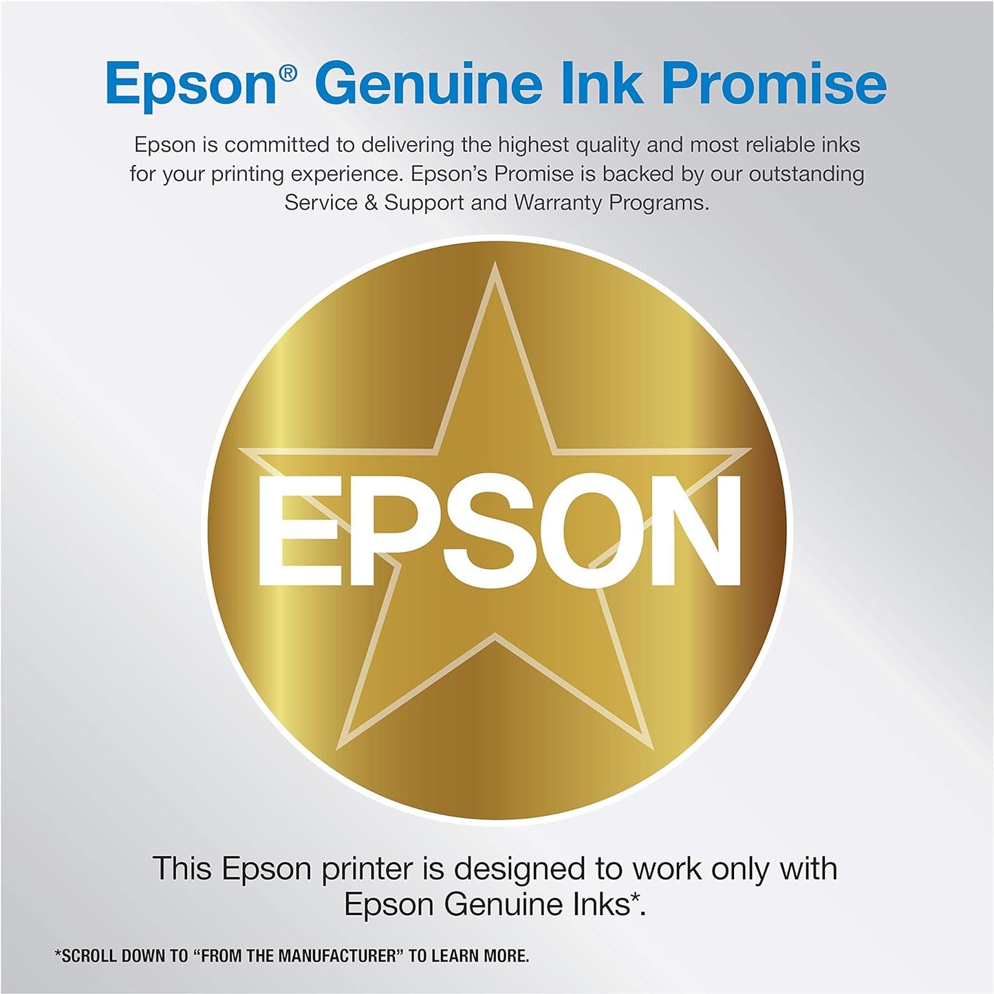 Epson Ecotank ET-M1170 Wireless Monochrome Supertank Printer with Ethernet plus 2 Years of Unlimited Ink*,White