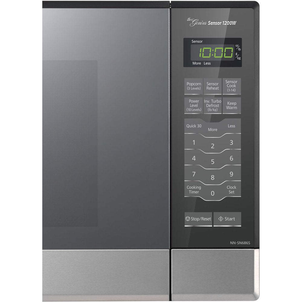 1.2 Cu. Ft. Countertop / Built-In Microwave Oven, 1200W Inverter Power and Genius Sensor, New