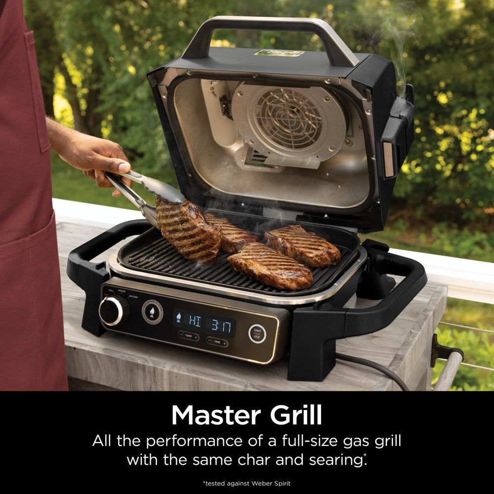 Woodfire 3-In-1 Outdoor Grill, Master Grill, BBQ Smoker, & Outdoor Air Fryer with Woodfire Technology, OG700