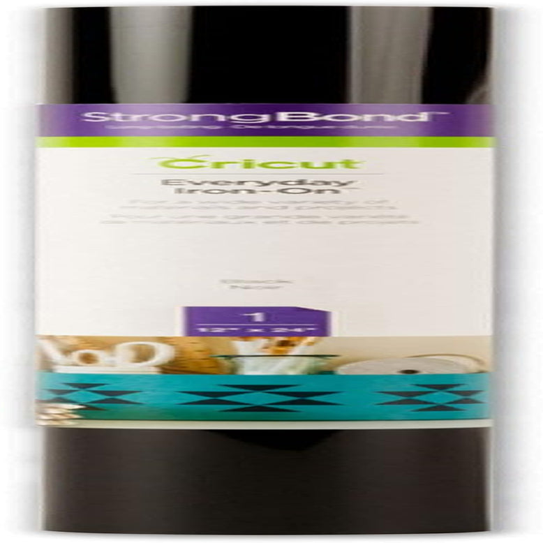 Black Cricut Everyday Iron-On Vinyl 12X24,1