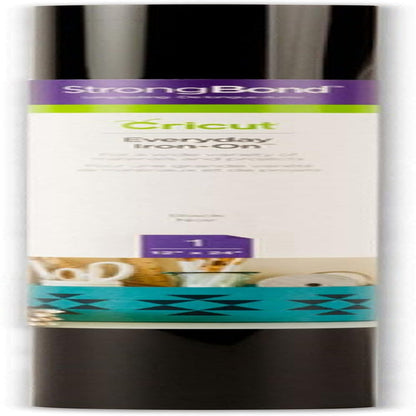 Black Cricut Everyday Iron-On Vinyl 12X24,1