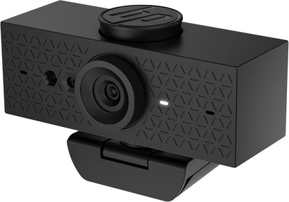 HP 620 FHD Webcam - 1080P 30 FPS - Focus & Color, Backlight Correction - Dual Noise-Reducing Mics - Adjustable Swivel/Tilt - Windows Hello, Zoom Certified, & Privacy Cover (6Y7L2AA#ABL)