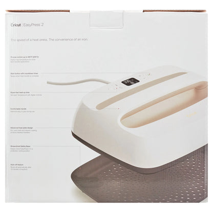 Cricut Easypress® 2, Daybreak - 12 in X 10 in - Handheld Heat Press Machine, White