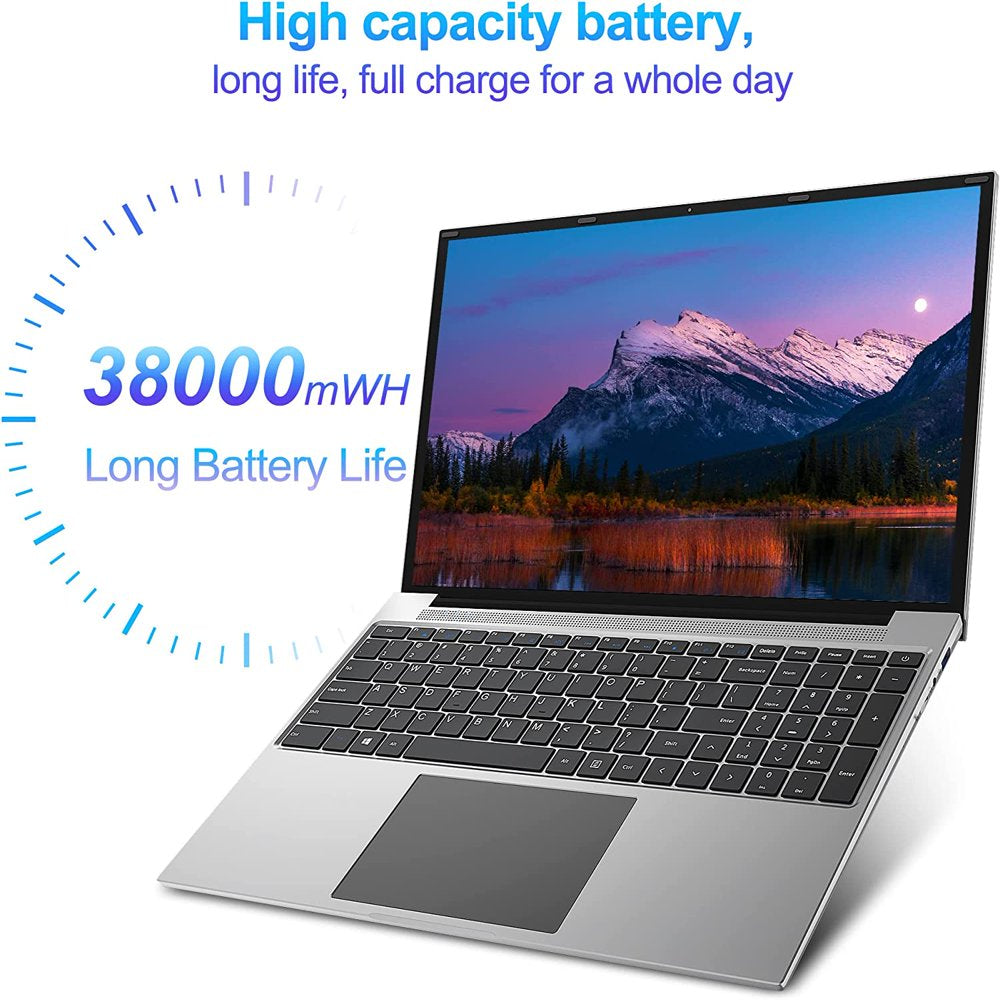 16In Windows 11 Laptop 16GB RAM 512GB SSD 4-Core Intel Celeron N5095 1920*1200 FHD IPS Screen