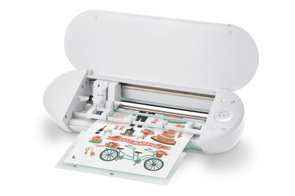 Silhouette Portrait 4 Cutting Machine (White) – 9" Wireless Bluetooth Die-Cut Machine with Autoblade, Cutting Mat, Software & 50 Designs