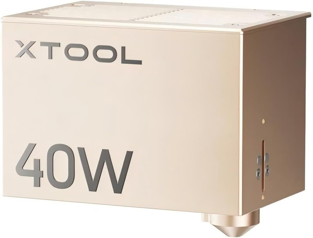 Xtool S1 40W Laser Module for Xtool S1 Laser Engraver, Laser Module Laser Output 40W (40000Mw), High Power Cutting Efficiency, 18Mm Wood, One-Pass Cut