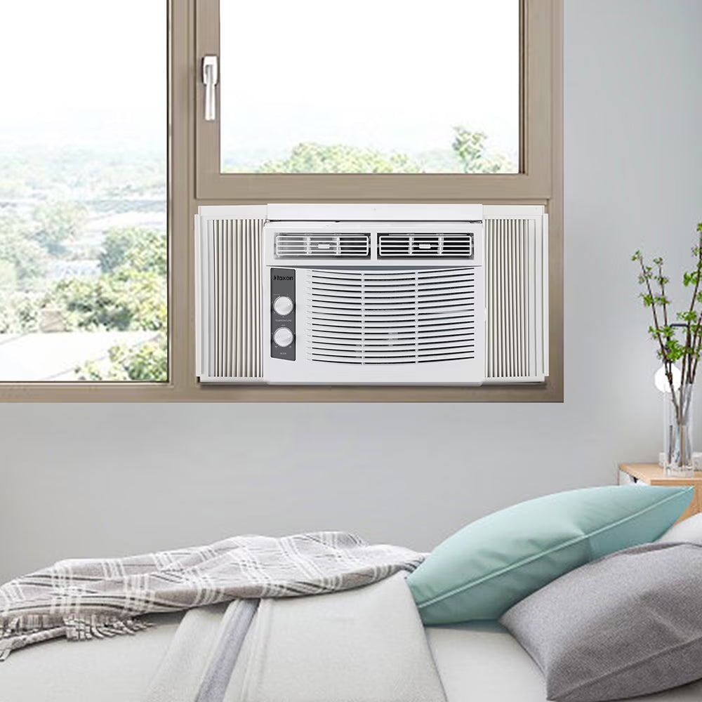 Window Air Conditioner 5000 BTU, 7 Temperature,2 Cooling and Fan Settings,White