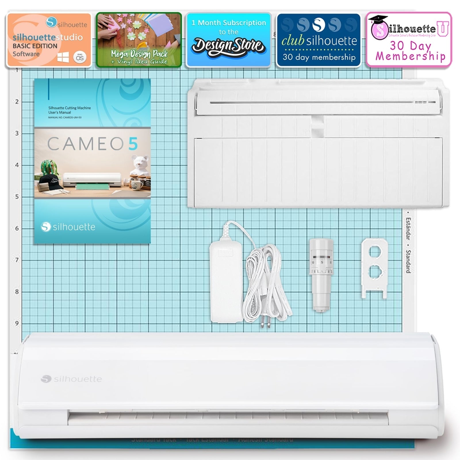 Brother SE2000 Embroidery & Sewing Machine Bundle W/ Silhouette Cameo 5 Alpha