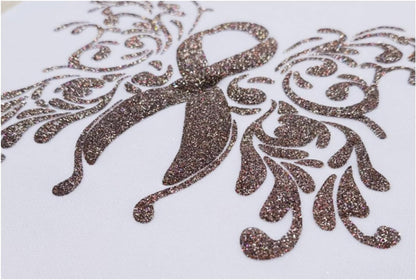 Glitter Puff Vinyl Heat Transfer 3D, Metallic Puff Heat Transfer Vinyl Sheets Iron On, Glitter Heat Transfer Puffy HTV Vinyl for Heat Press T Shirts DIY Clothes Fabric, 6 Assorted 12”X10”