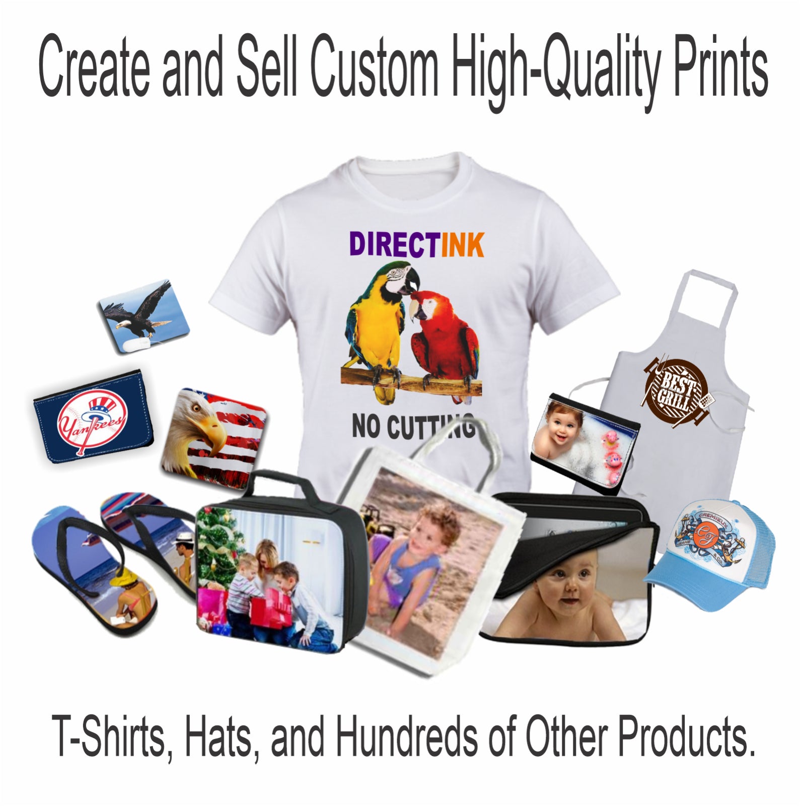 Epson Printer with DTF Ink Heat Transfer Print Color T-Shirt Maker Start Kit