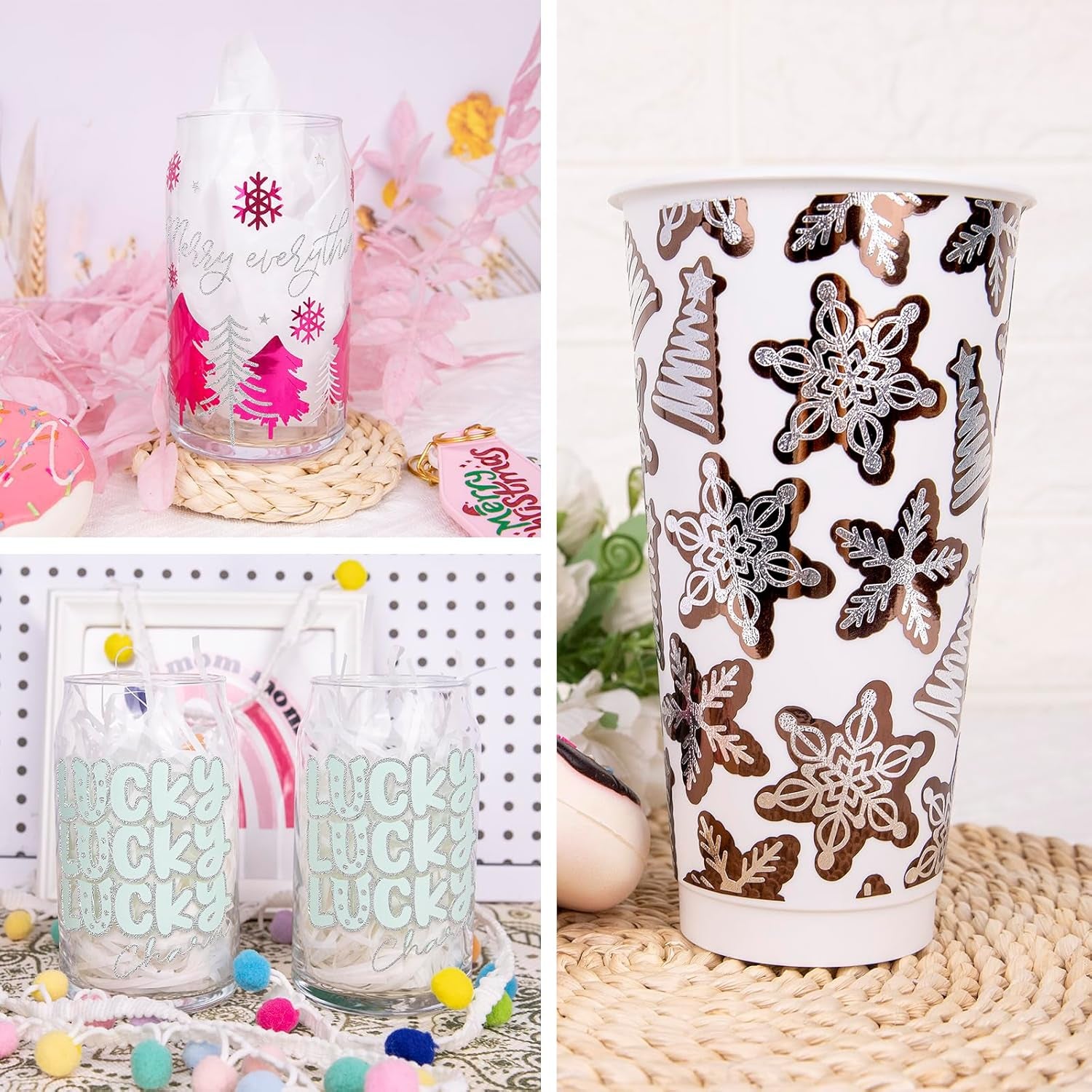 Metallic Textured Chrome Self Adhesive Vinyl Craft Permanent Vinyl for DIY Designs, Home Decoration Roll, 1Ft X 5Ft, Silver