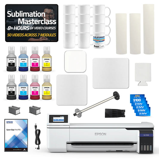 Surecolor F570 24" Pro Sublimation Printer Basic Blanks Bundle