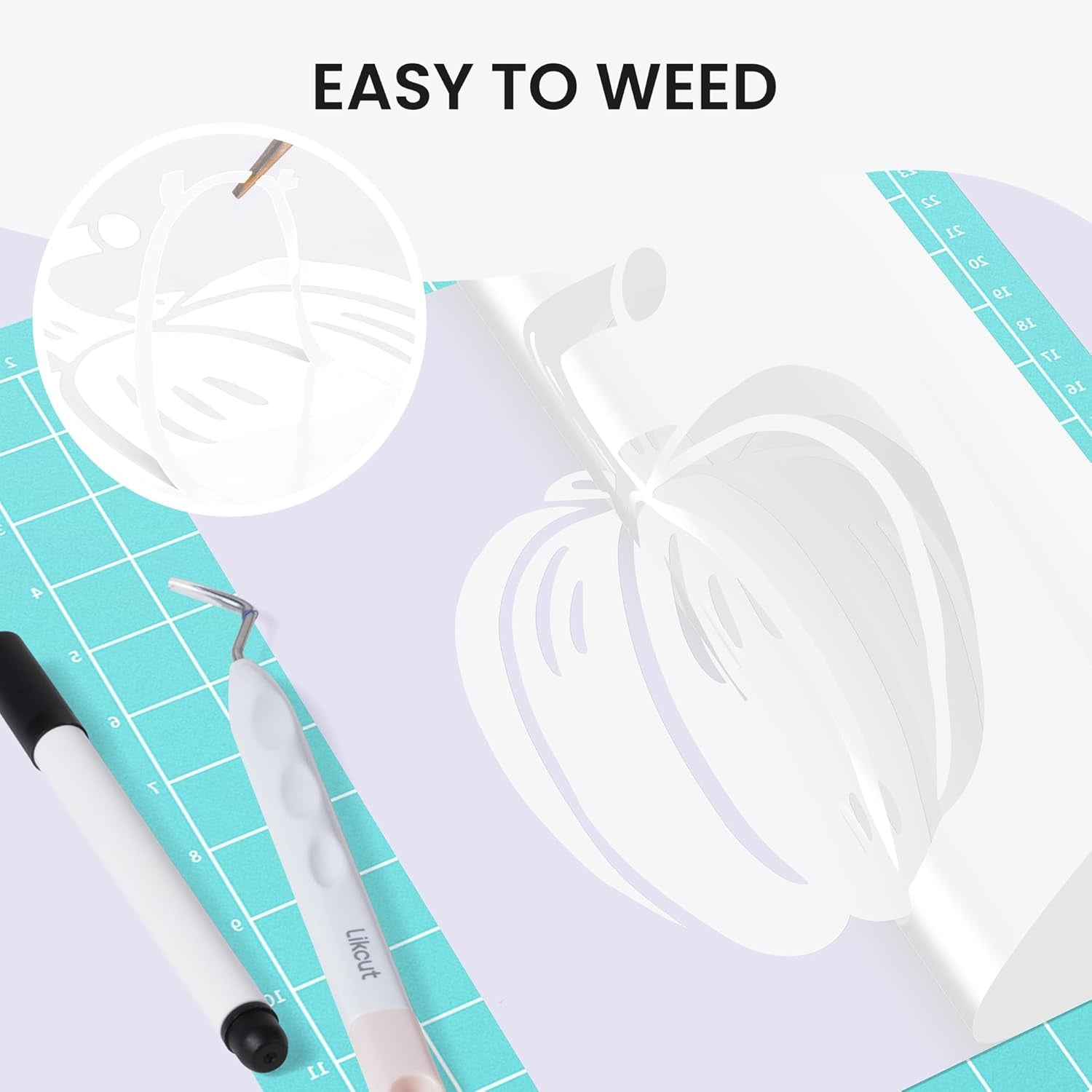 Glossy White Permanent Vinyl - 12" X 50 FT White Adhesive Vinyl Roll Compatible with Cricut Machines, Silhouette Cameo for DIY Home Decor, Commercial, Decals and Signs