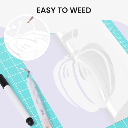 Glossy White Permanent Vinyl - 12" X 50 FT White Adhesive Vinyl Roll Compatible with Cricut Machines, Silhouette Cameo for DIY Home Decor, Commercial, Decals and Signs