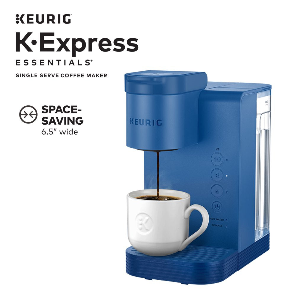 K-Express Essentials Single-Serve K-Cup Pod Coffee Maker, Pacific Blue