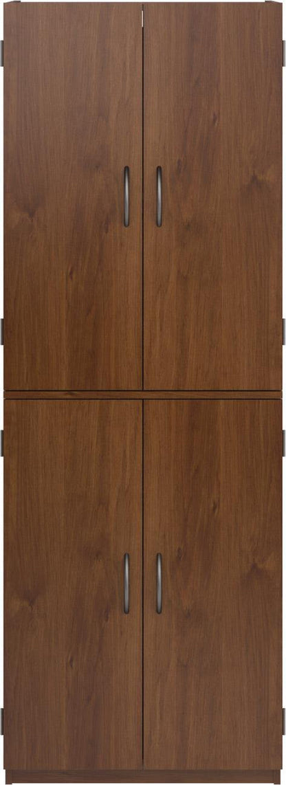 4-Door 5' Storage Cabinet, Espresso