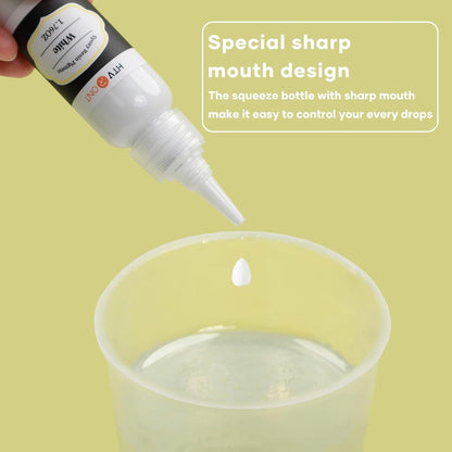 White Resin Pigment Paste - 1.76Oz/50Ml Higher Concentrated & Easy to Mix White Epoxy Dye Pigment for Resin Coloring, Ocean Waves and Water Effects