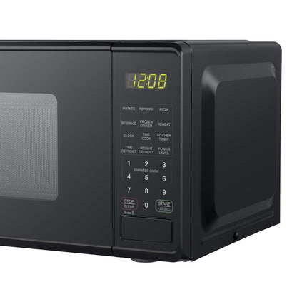 0.7 Cu Ft Countertop Microwave Oven, 700 Watts, Black, New