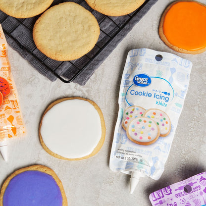 Cookie Icing, White, 7 Ounces