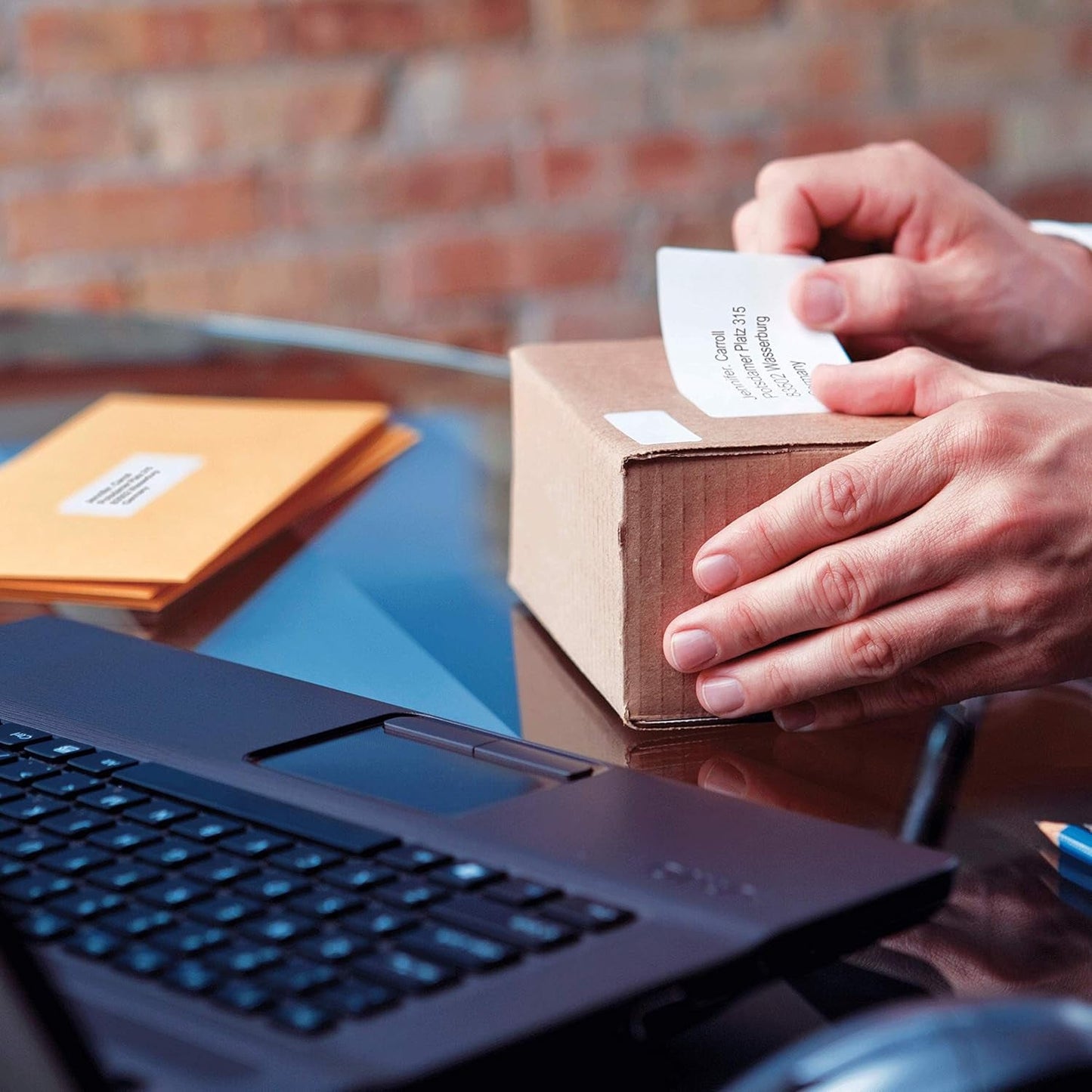 DYMO Label Printer | Label Writer 450 Twin Turbo Direct Thermal Printer Fast Printing Great for Labeling Filing Shipping Mailing Barcodes and More Home & Office Organization