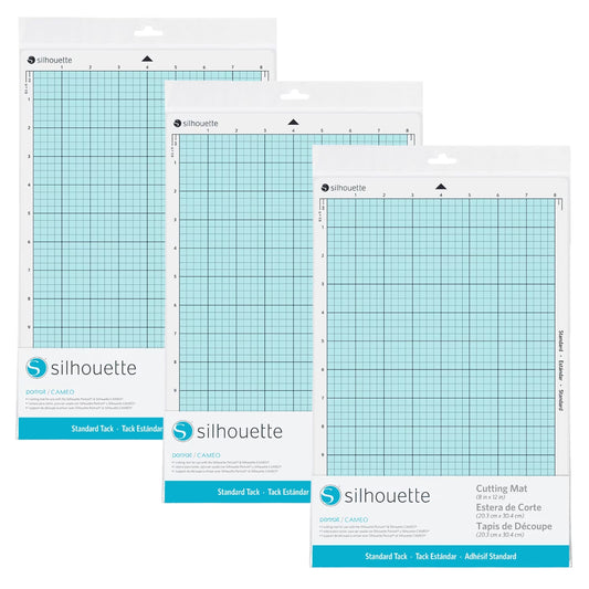 Silhouette Portrait Cutting Mat - 8" X 12" Standard Tack (3 Pack)