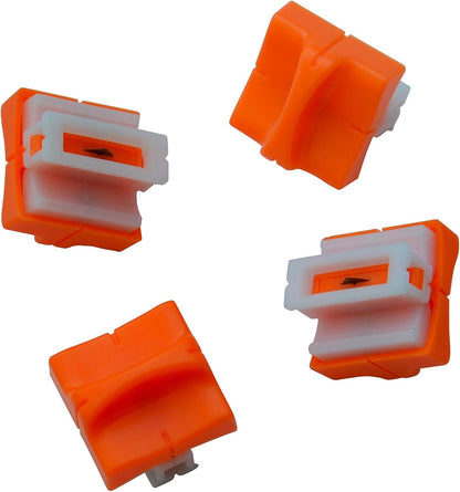WORKLION Paper Trimmer Replacement Blades with Automatic Security Safeguard Design - A4 Paper Cutter Blade Refill (4 Pack)