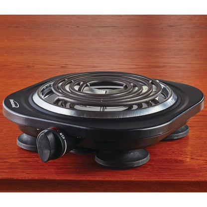 1,000-Watt Single Electric Burner (Black)