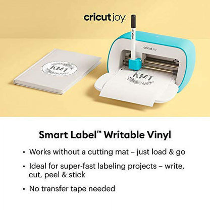 Joy Smart Label Writable Vinyl - Adhesive Decal Roll - 5.5" X 48" - DIY Label Making for Home Organization, Wedding Labels, Address Labels