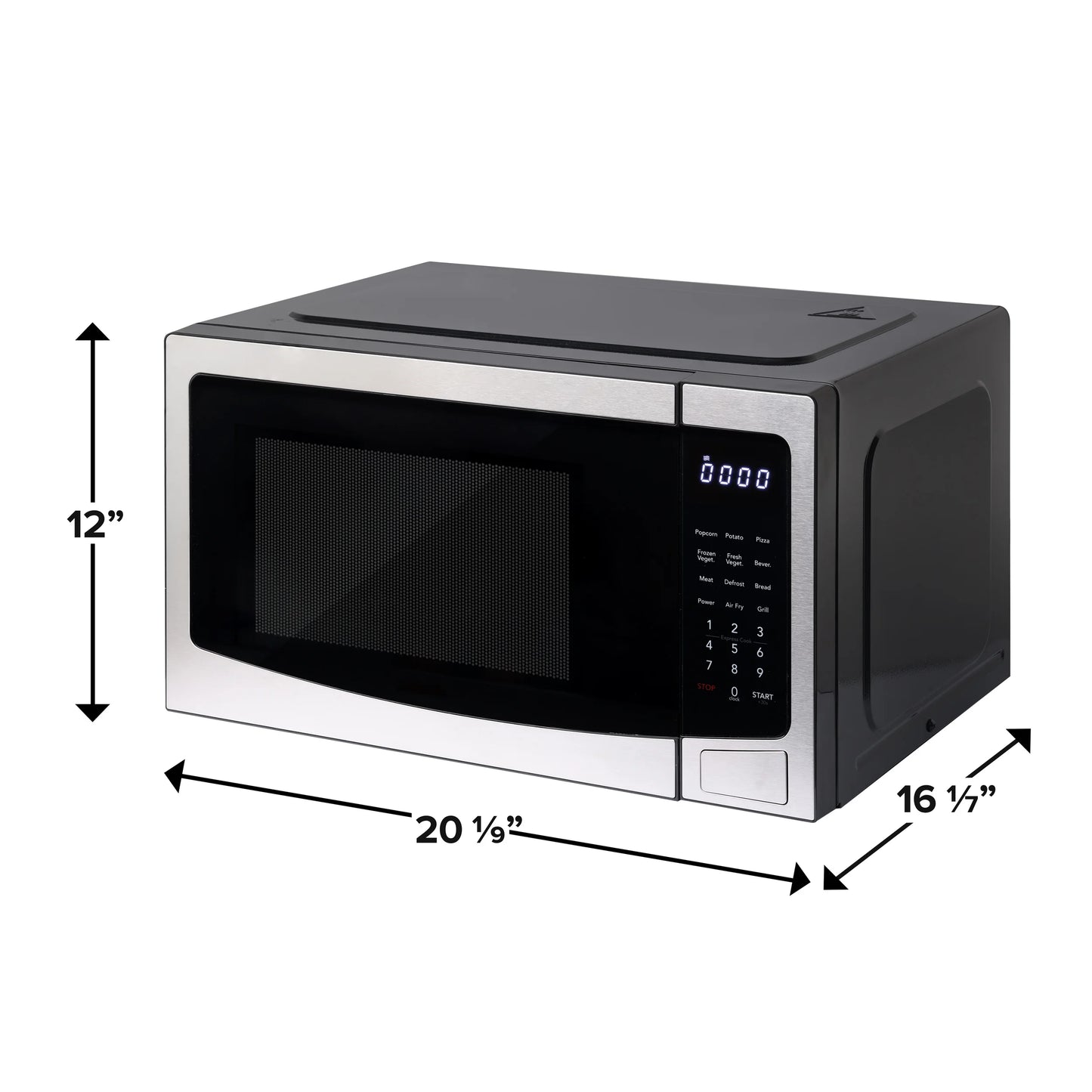 3-In 1 Countertop Microwave Oven / Air Fryer / Convection, 1.1 Cu. Ft., Stainless Steel