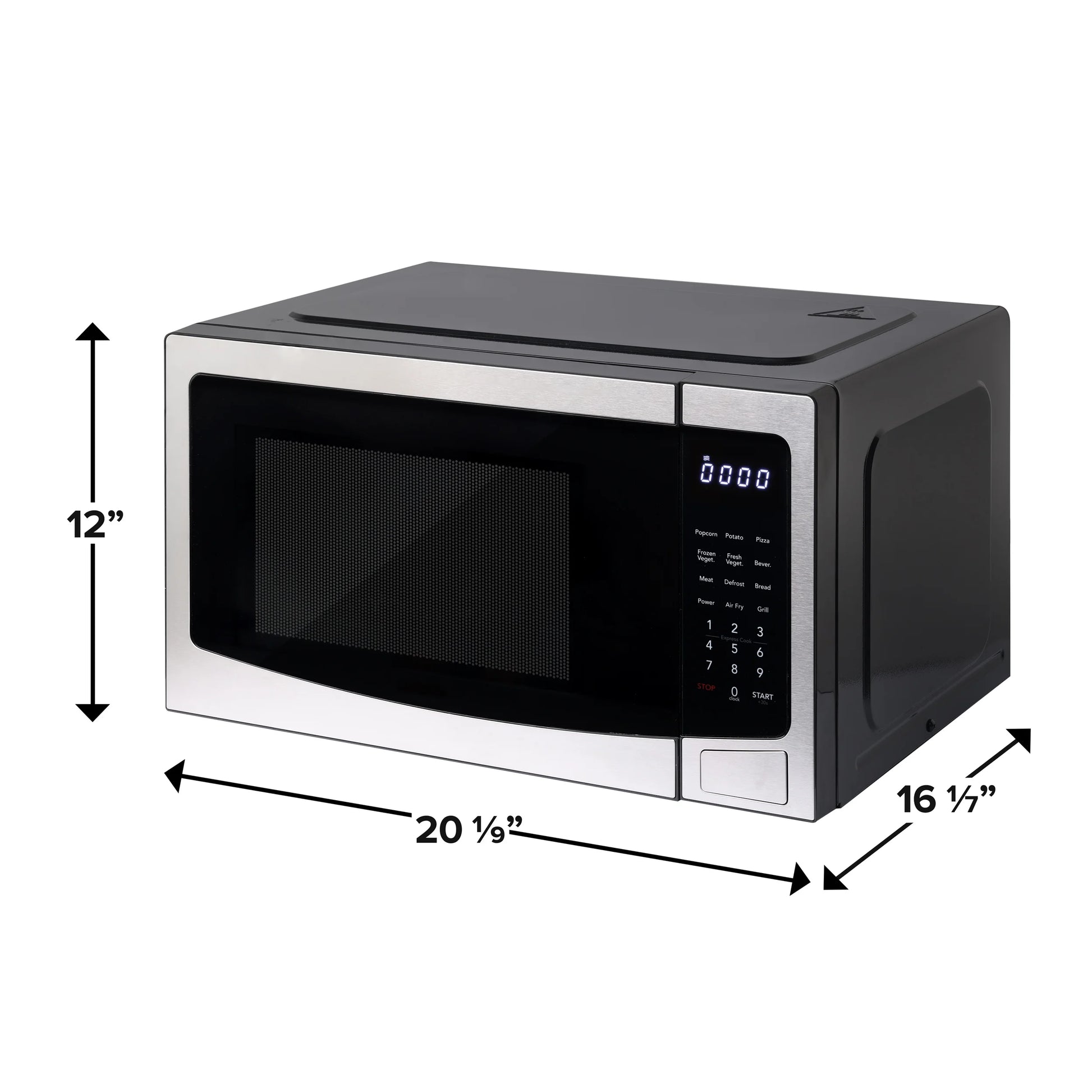 3-In 1 Countertop Microwave Oven / Air Fryer / Convection, 1.1 Cu. Ft., Stainless Steel