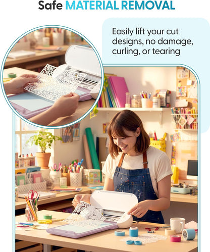 America Electrostatic Cutting Mat for Use with Cameo 5 and Cameo 5 plus Models - 12 X 12 (Matte Pink)