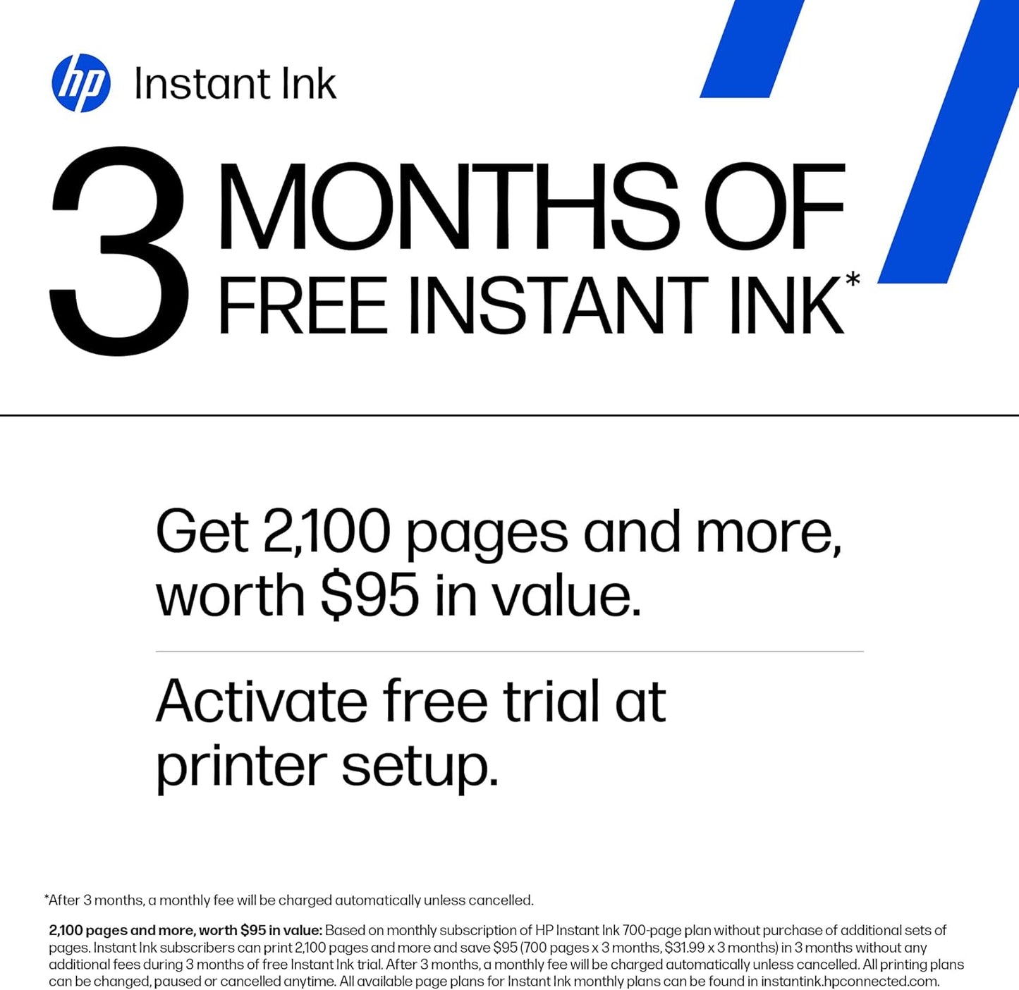 HP Deskjet 4255E Wireless All-In-One Color Inkjet Printer, Scanner, Copier, Best-For-Home, 3 Month Instant Ink Trial Included. This Printer Is Only 2.4 Ghz Capable. Ai-Enabled (588S6A)