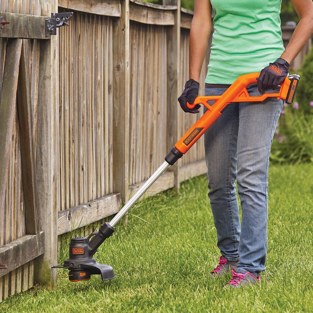 LCC222 20V MAX* Lithium 10" String Trimmer & Hard Surface Sweeper + 2 Battery Combo Kit