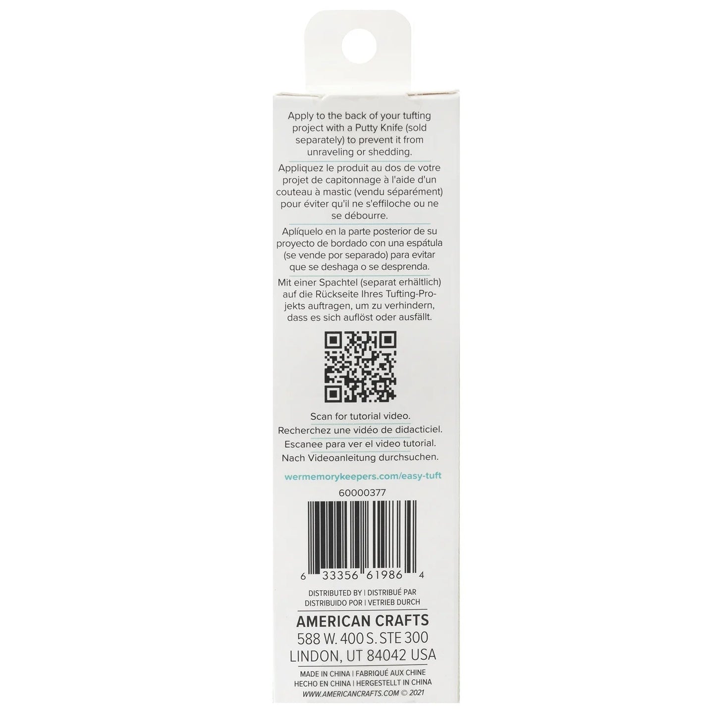 We R Memory Keepers Easy Tuft Tufting Adhesive 8Oz