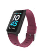 Active 3 Unisex Adult Smartwatch Fitness Tracker, Merlot, Silicone Strap