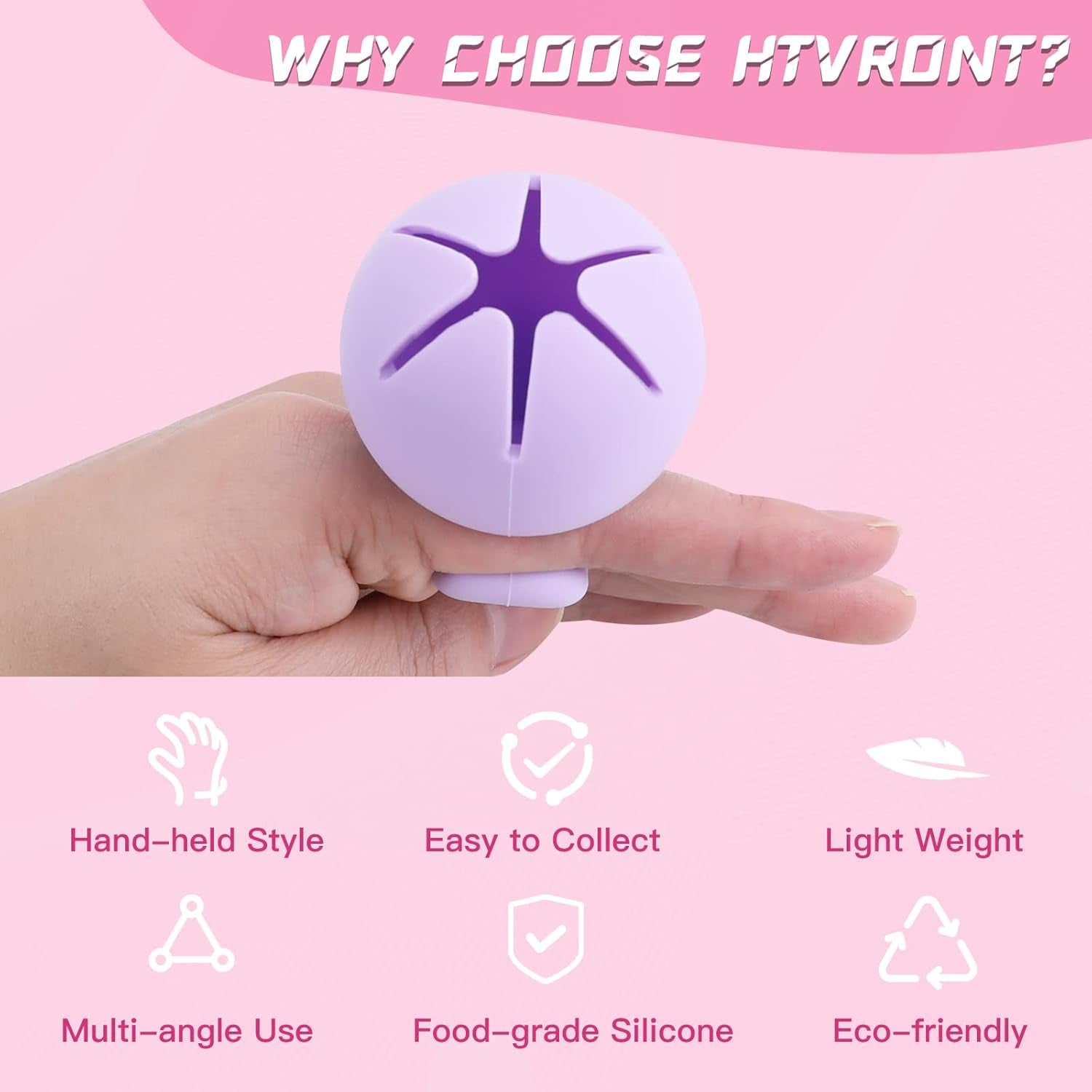 Vinyl Weeding Scrap Collector - Portable Handheld Scrap Collector Ring, Silicone Weeding Tools for HTV Crafting Adhesive Paper Sheets (Purple)
