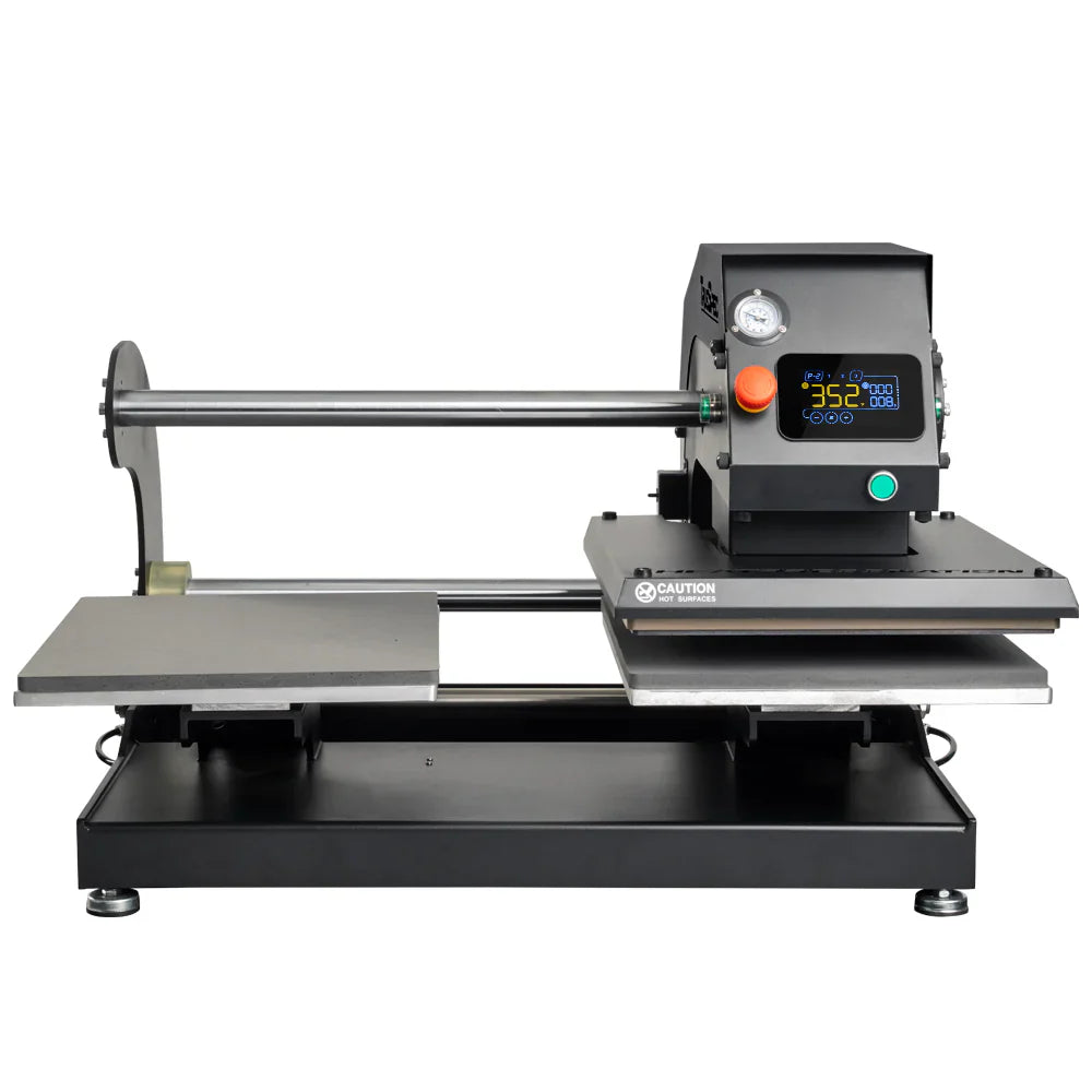 16" X 20" Double Station Pneumatic Heat Press with Platens