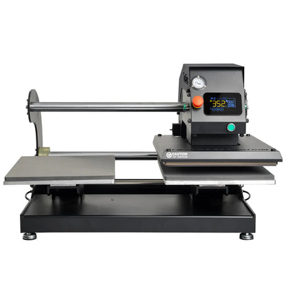 16" X 20" Double Station Pneumatic Heat Press with Platens