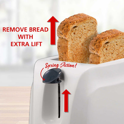 Cool Touch New 2-Slice Toaster, White