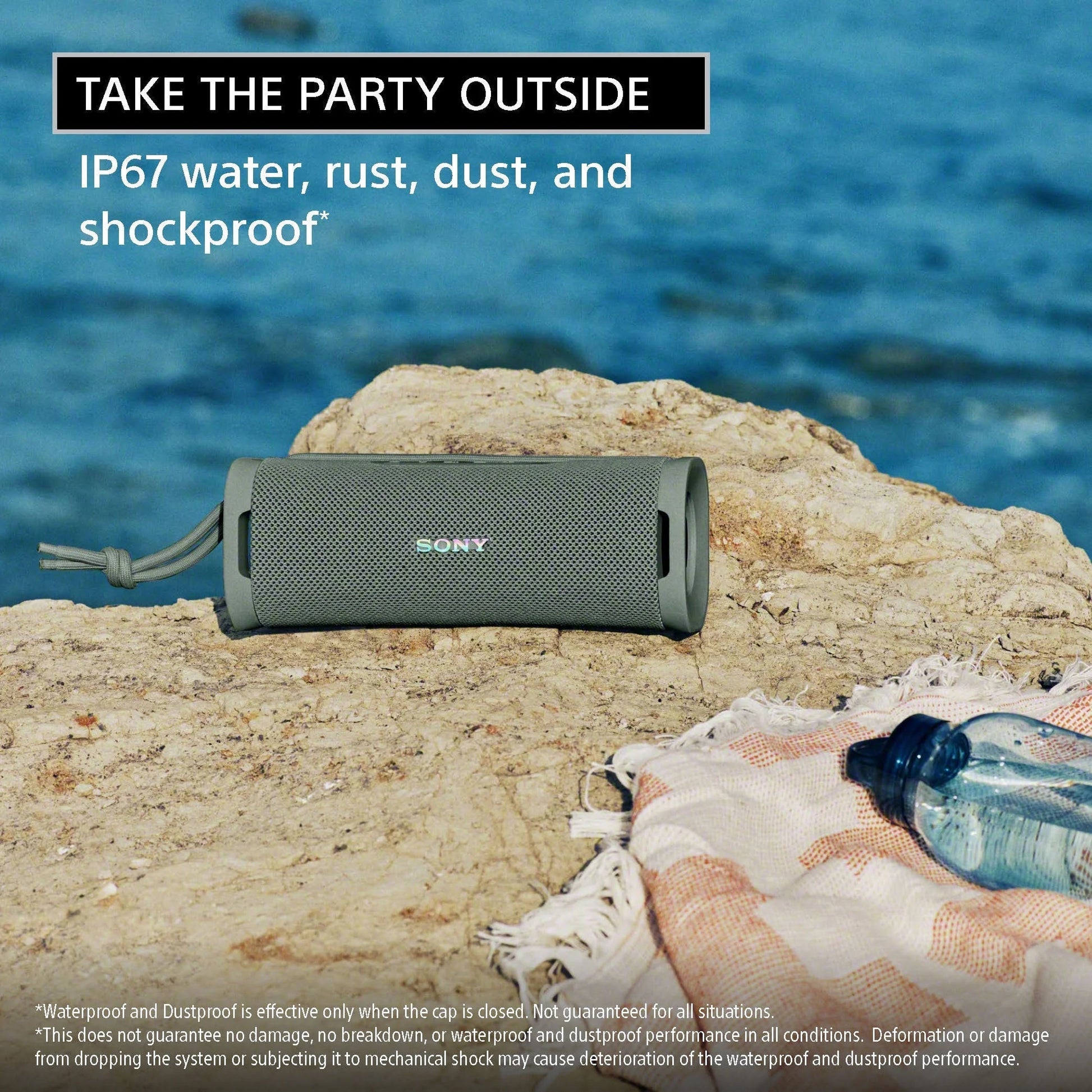 ULT FIELD 1 Waterproof Portable Bluetooth Speaker, Black