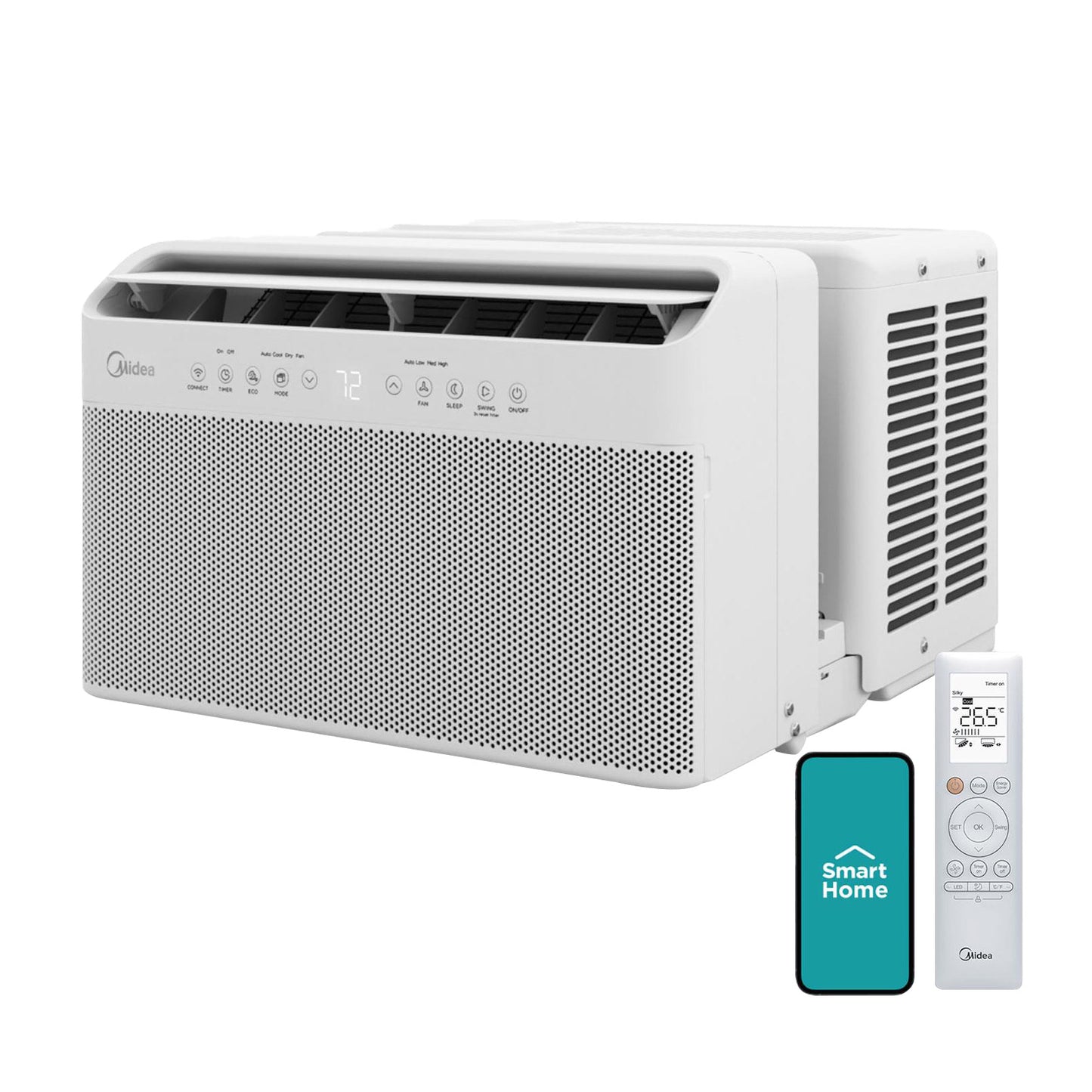Midea 12,000 BTU Smart Inverter Window Air Conditioner with Mshield