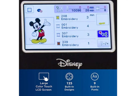 Brother PE550D Embroidery Machine 125 Built-In Designs 45 Disney Designs SEALED