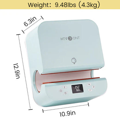 HTVRONT Auto+Tumbler Heat Press Machine + Materials Bundle