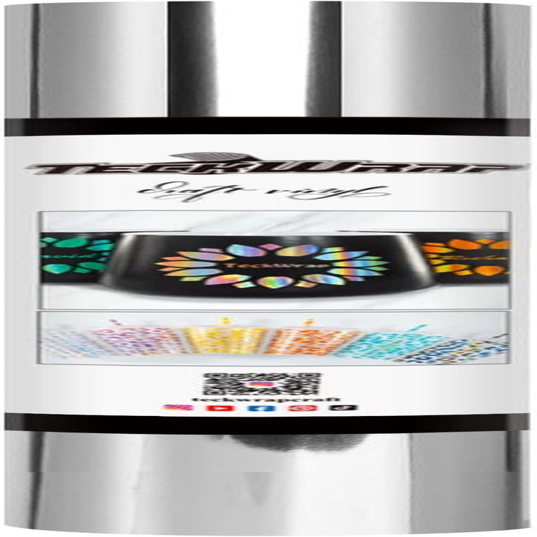 Silver Chrome Vinyl Permanent Adhesive Silver Permanent Vinyl 1Ftx5Ft