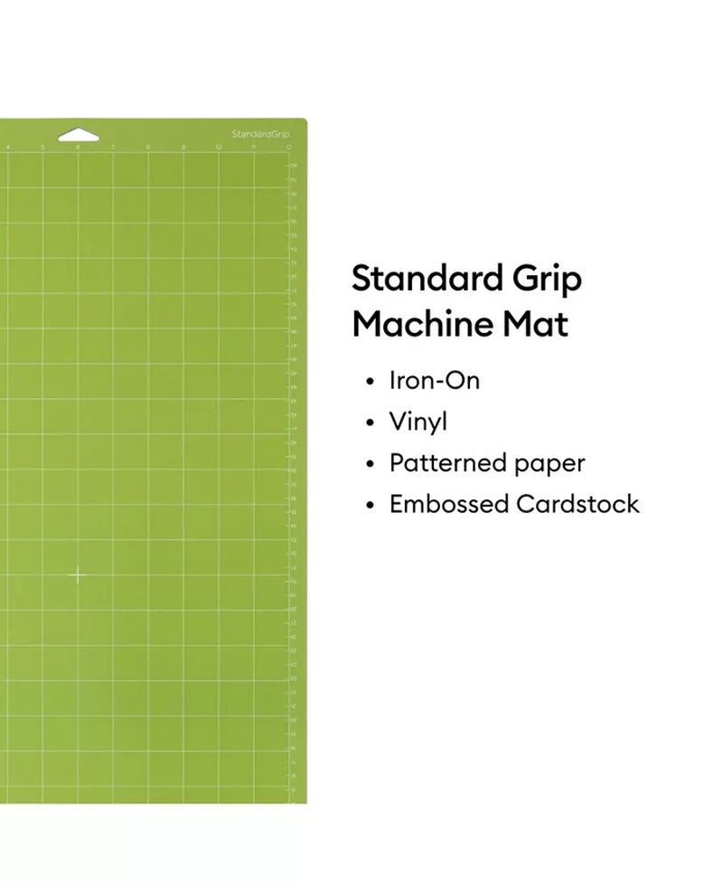Standard Grip Adhesive Machine Cutting Mats - 12 in X 12 In, 6 Count