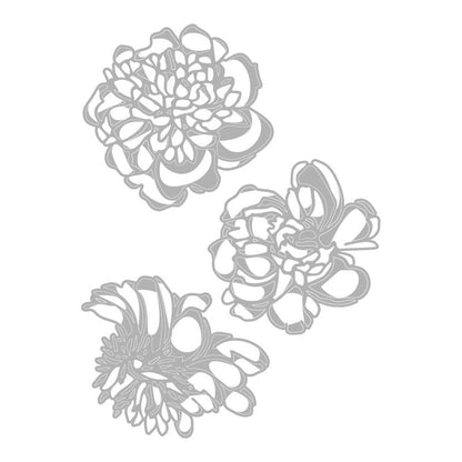 Thinlits Die Set 3PK - Cutout Blossoms by Tim Holtz