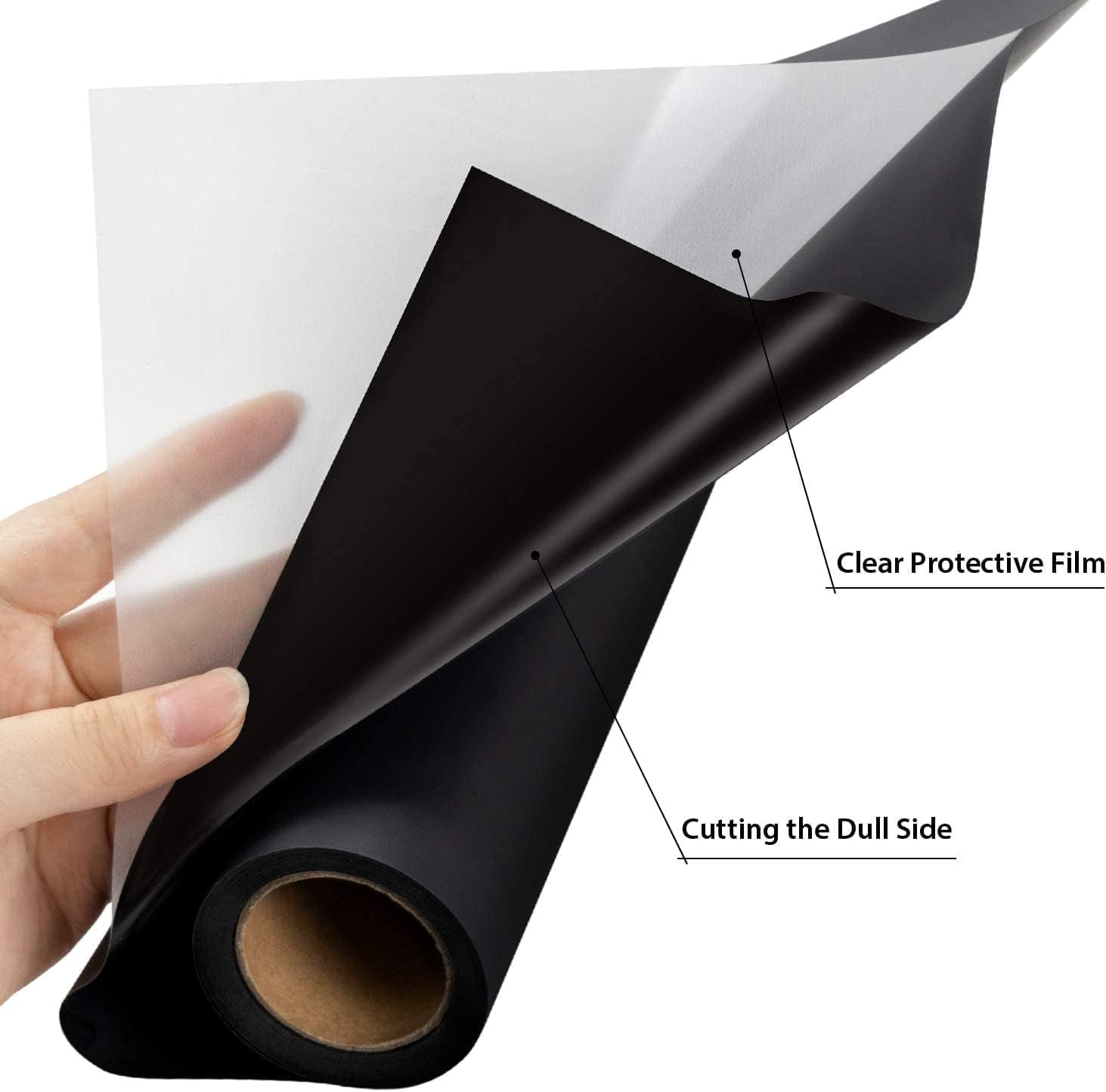 HTVRONT Heat Press Mat 15X15 & Black & White HTV Heat Transfer Vinyl Bundle: 36 Pack 12X10