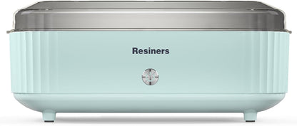 Resin Curing Machine with Larger Tray for Resin Starter, Cure Air, Auto Curing 2H Resin Supplies, Resin Dryer Curing Station for Epoxy Resin Molds Art Craft Casting, Mint Green (Patented)